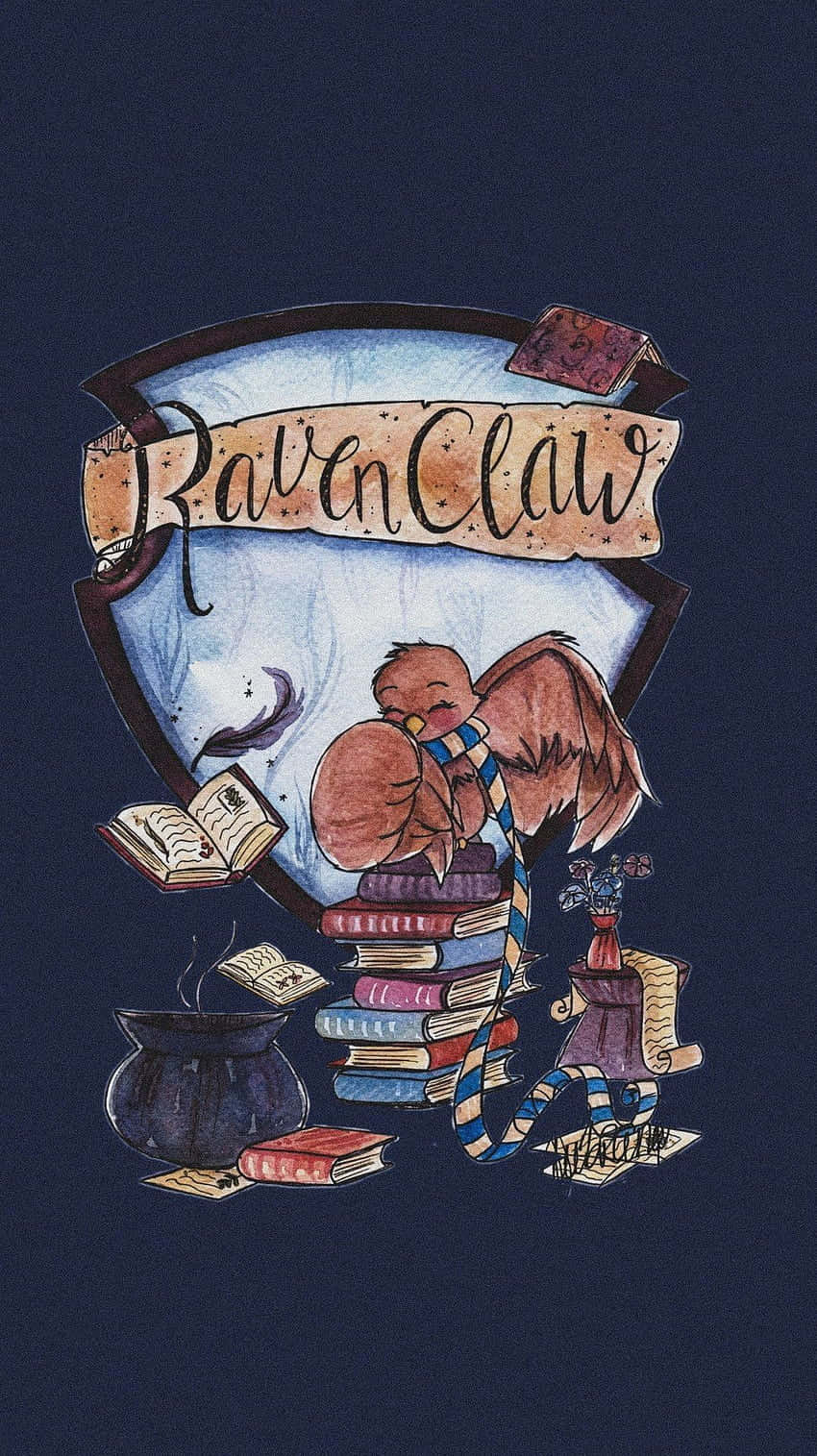 Caption: The Majesty Of Ravenclaw - Hogwarts At Dusk