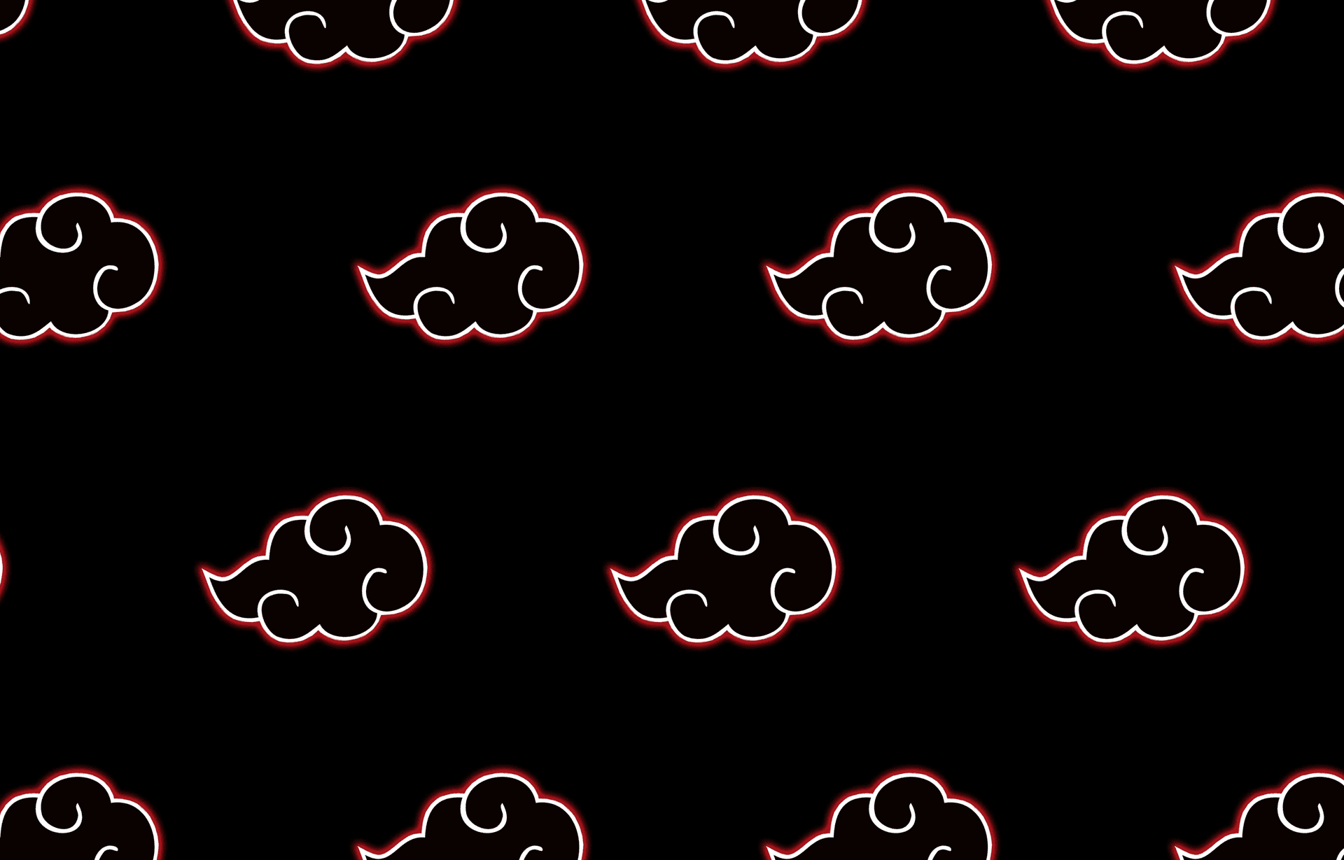 Caption: The Menacing Akatsuki Clouds - A Symbol Of Power And Mystery
