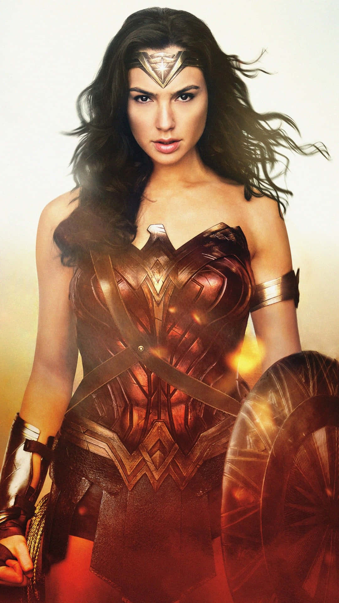 Caption: "the Spearhead Of Justice - Wonder Woman In Battle Armor."