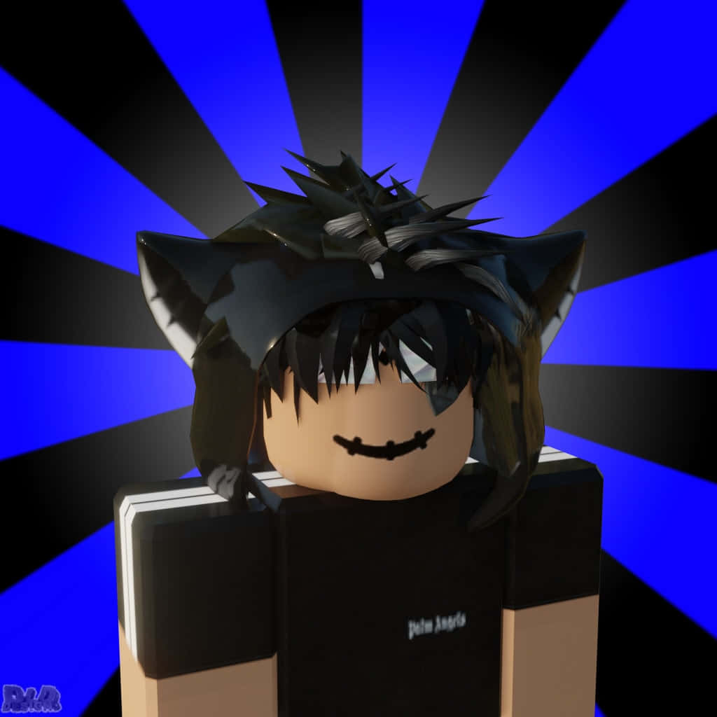Caption: Thrilling Adventure Awaits! The Ultimate Roblox Game Character Pfp. Wallpaper