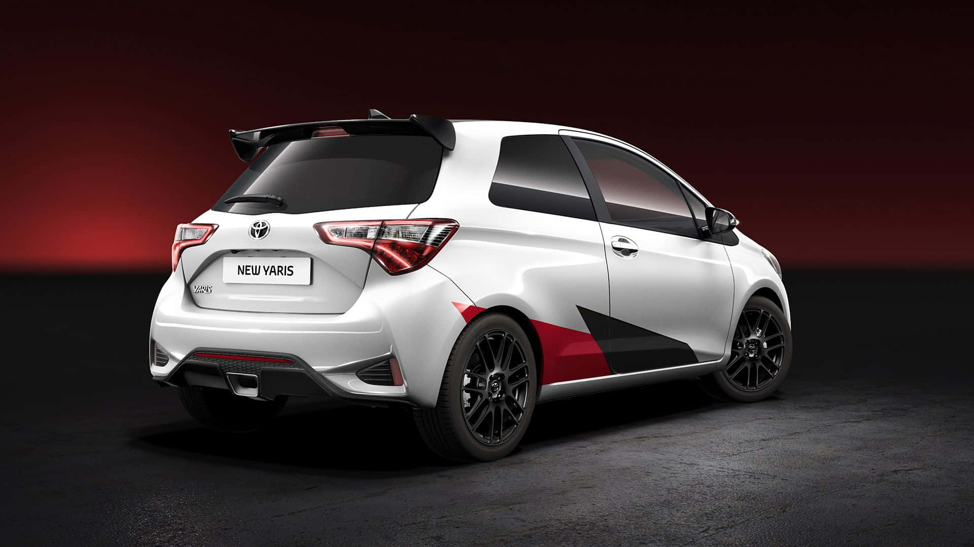 Caption: Toyota Yaris 2022, Compact Beauty At Its Best Wallpaper