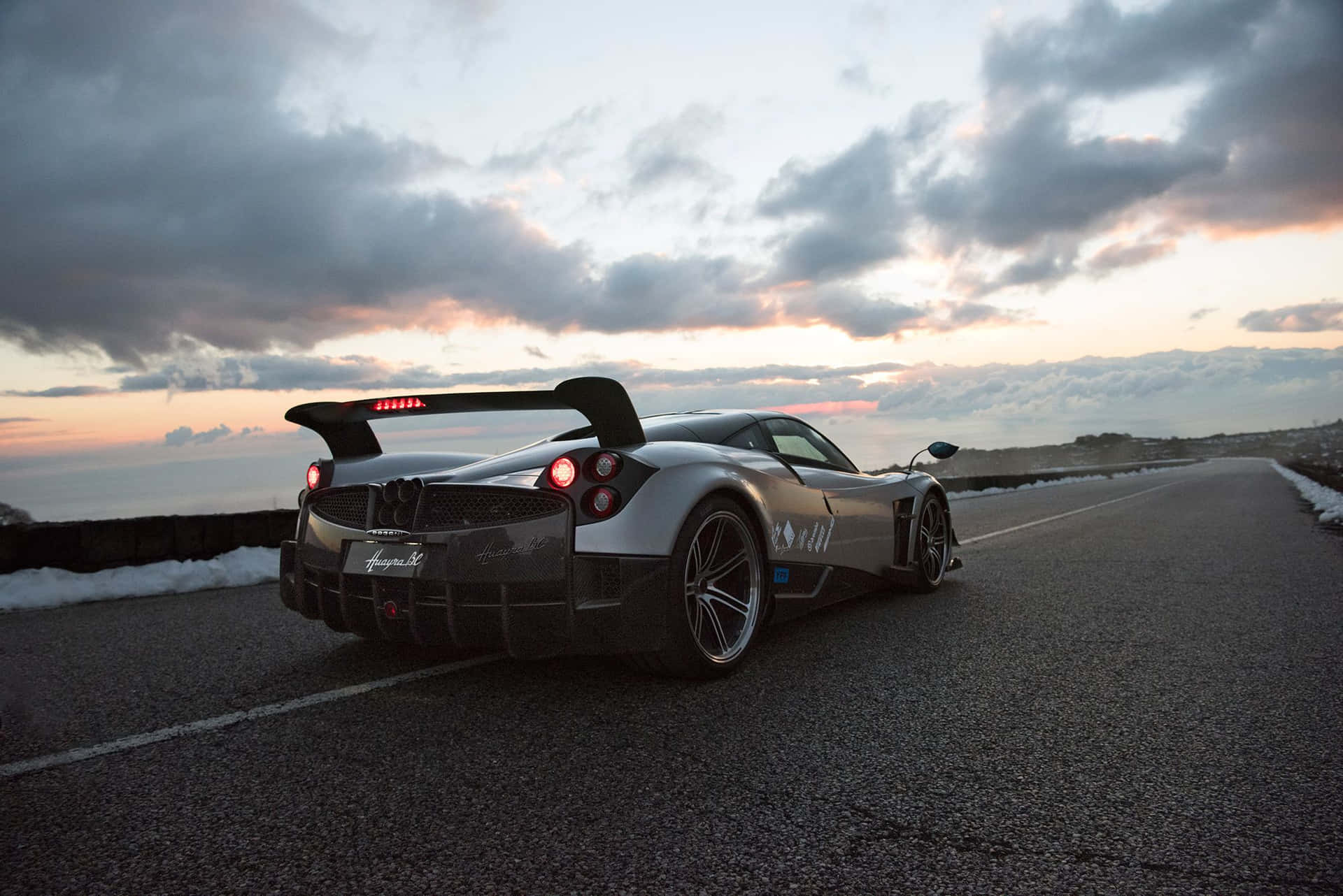 Caption: Unparalleled Beauty And Power - Pagani Huayra Bc Wallpaper