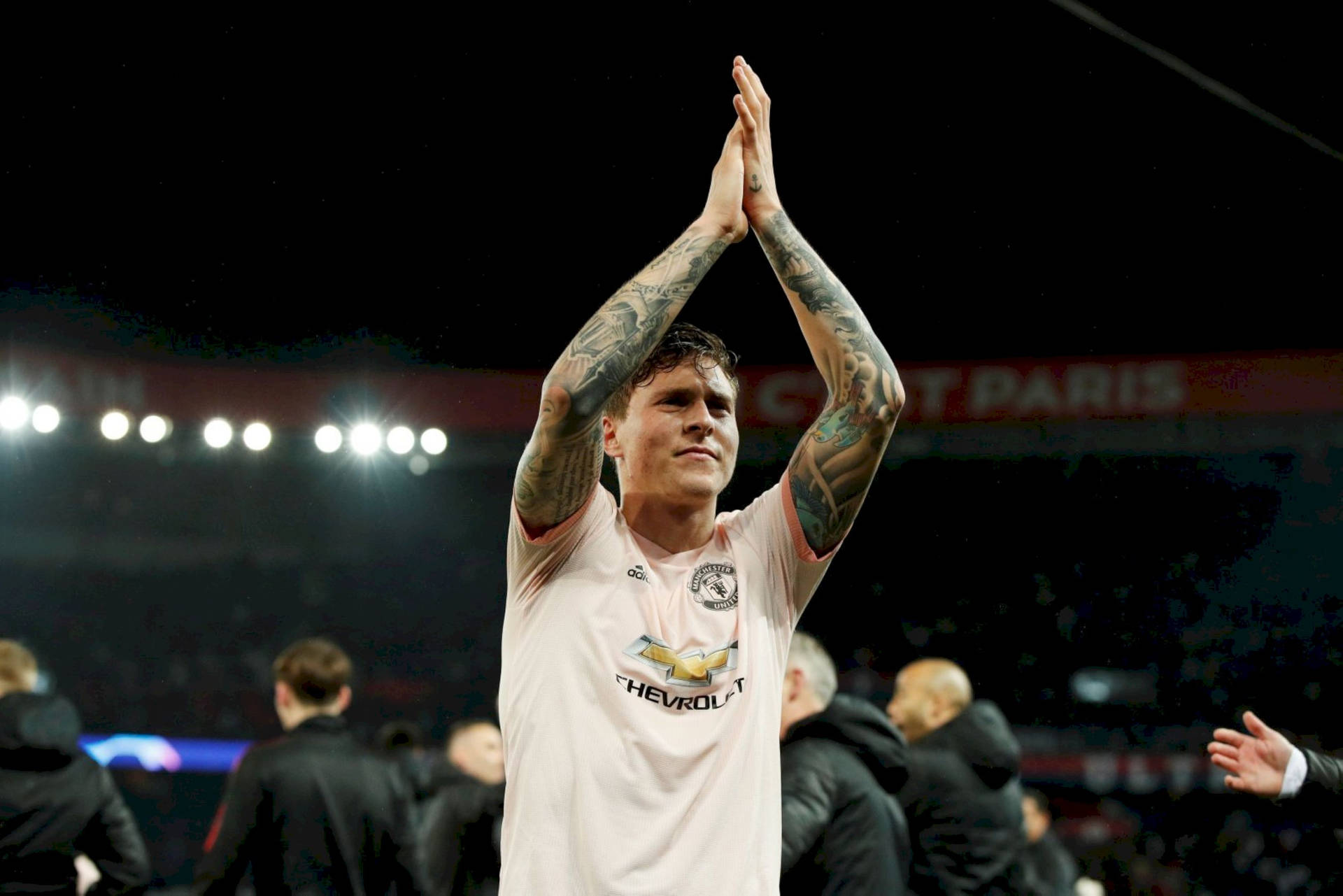 Caption: Victor Lindelof – A Mark Of Excellence In Football Wallpaper