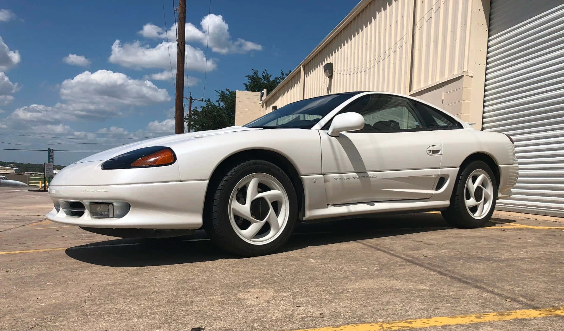 Caption: Vintage 1991 Dodge Stealth In Perfect Condition Wallpaper