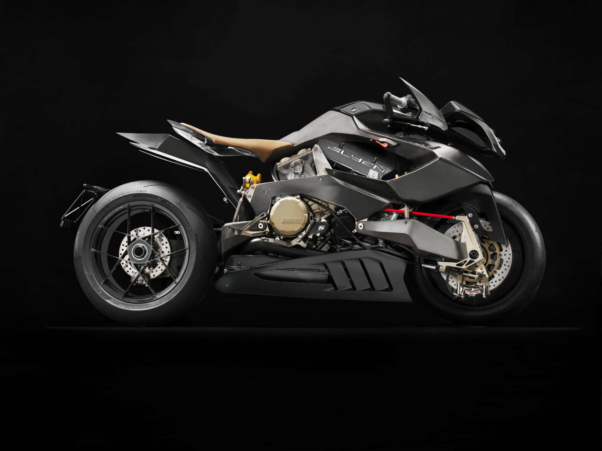 Caption: Vyrus Motorbike - A Marvel Of Engineering Excellence Wallpaper