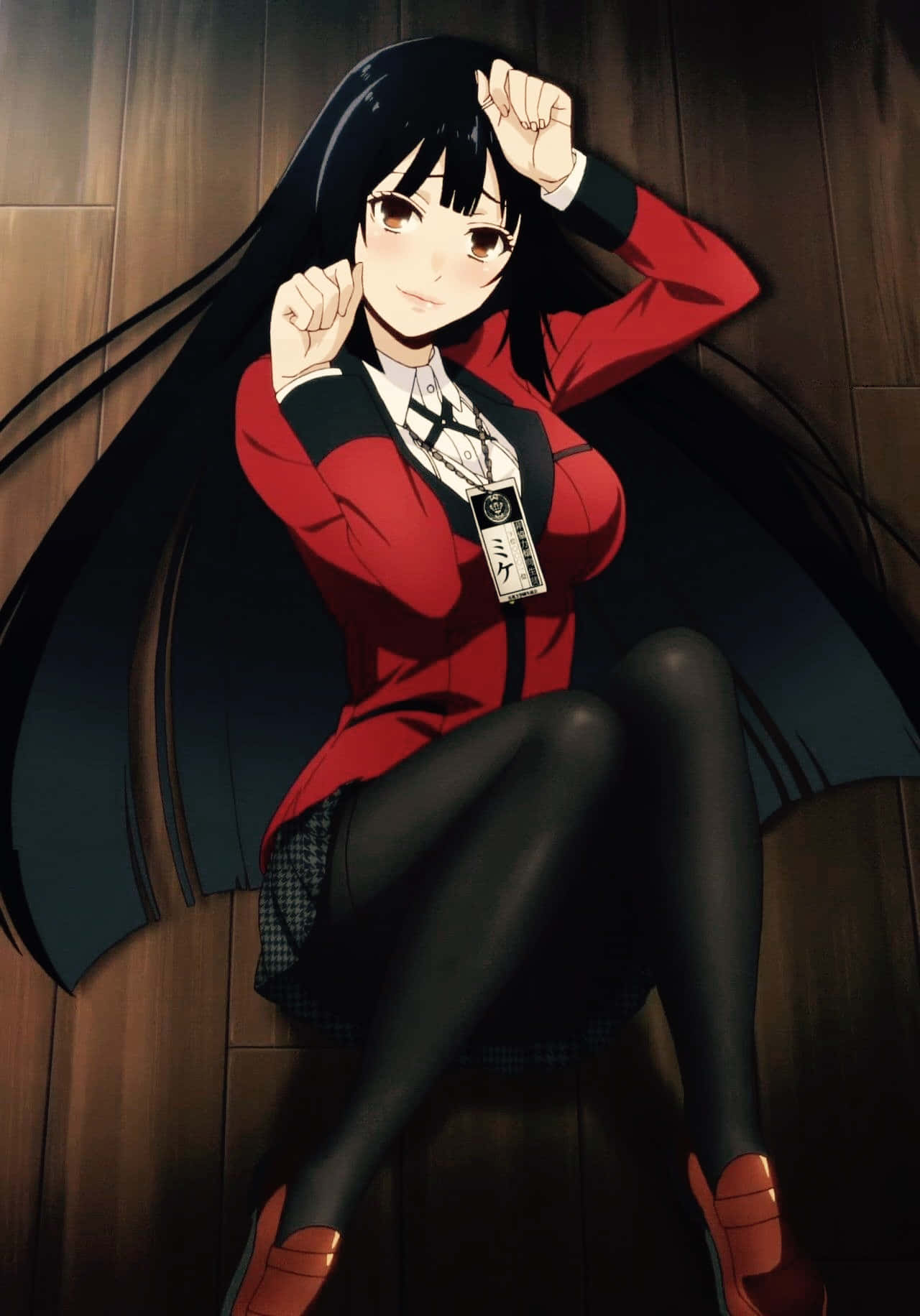 Caption: Yumeko Jabami - The Ultimate Gambler Wallpaper