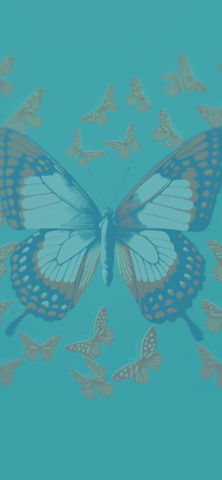 "captivating Aesthetic Butterfly Background"