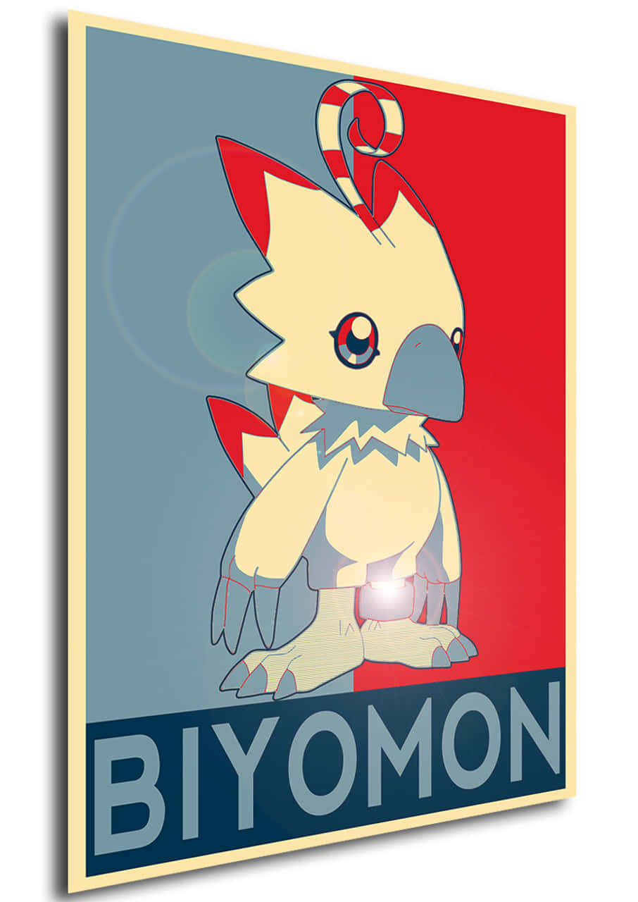 Captivating Biyomon In Digimon Universe - A Portrait Of Power And Grace Wallpaper