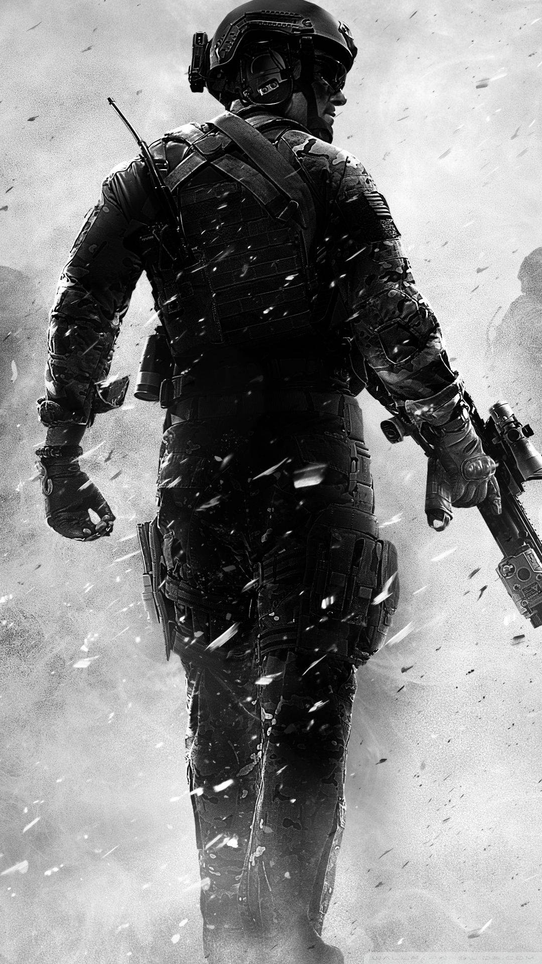 Captivating Call Of Duty Modern Warfare Poster Wallpaper