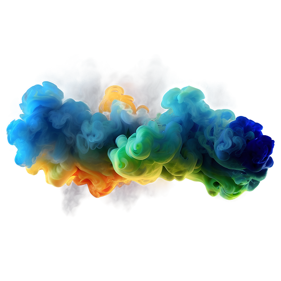 Captivating Color Smoke Scroll Png 06122024 PNG