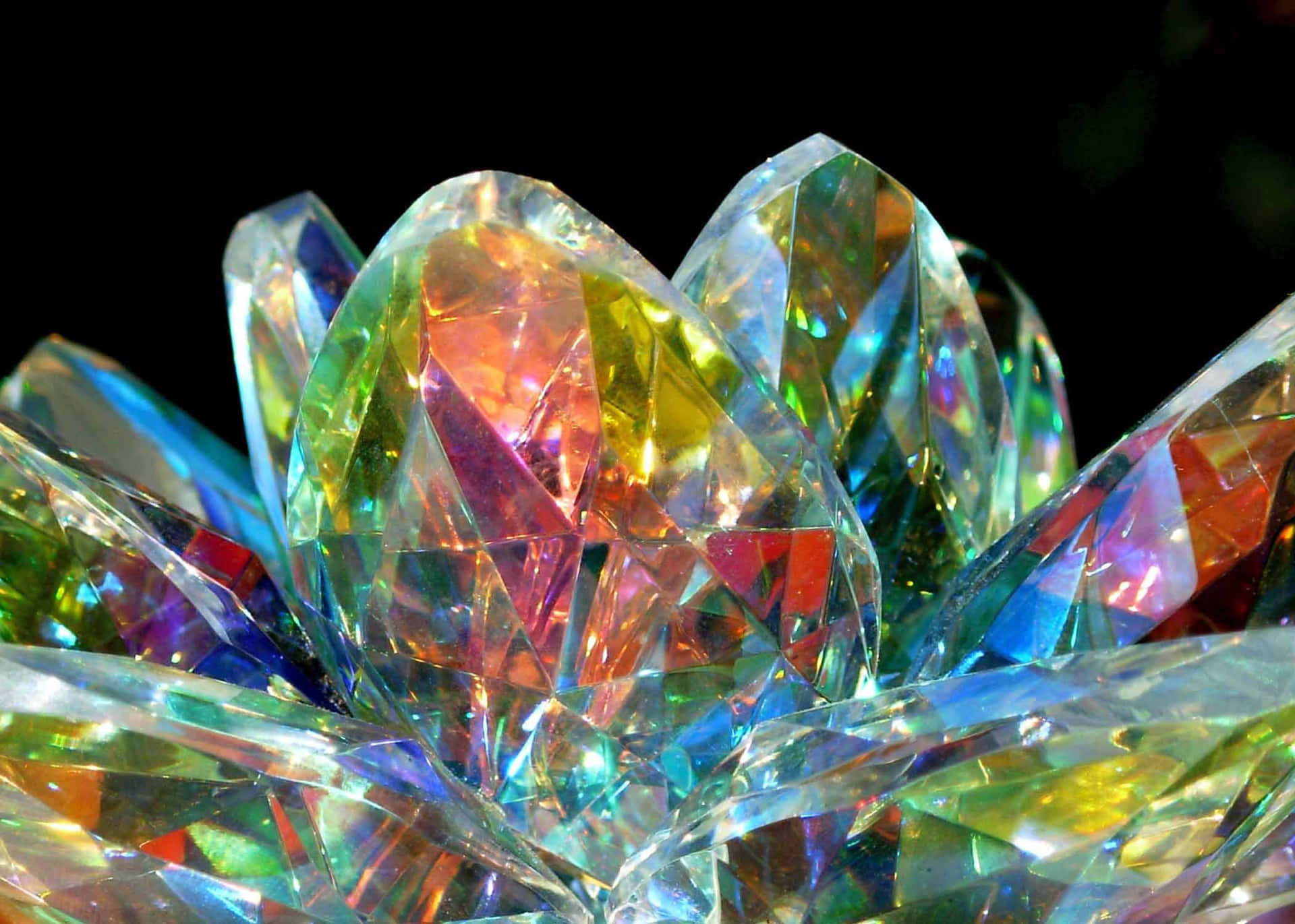 Captivating Gemstone Crystal Wallpaper