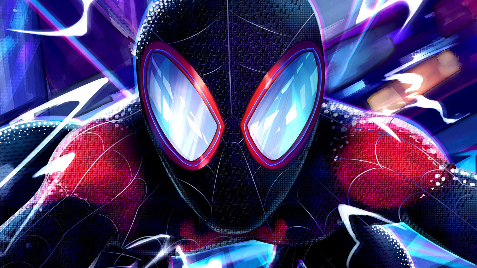 Captivating Image Of Miles Morales At The Helm Of New York