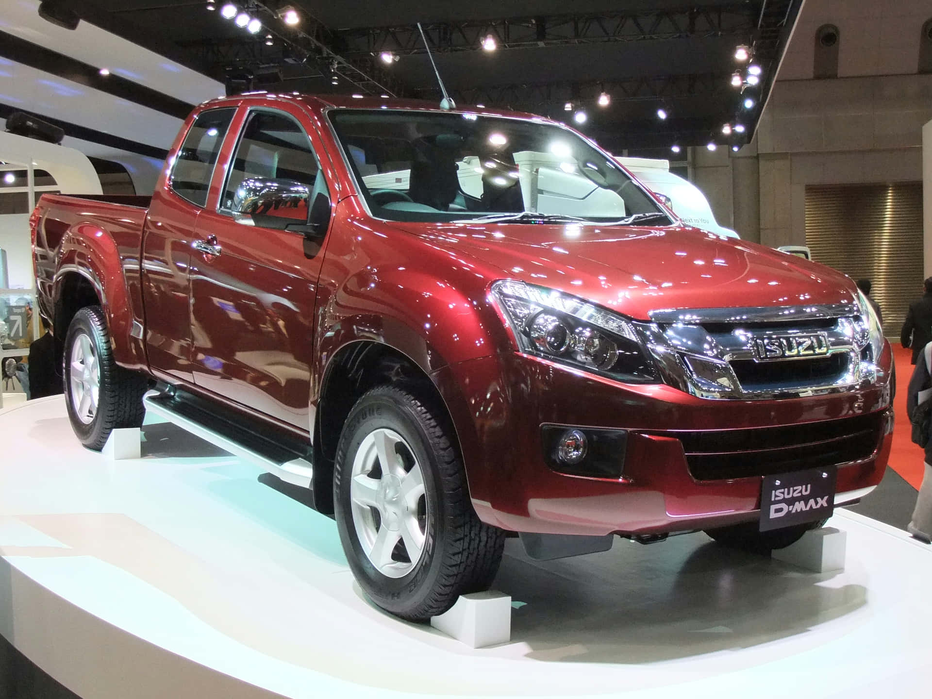 Captivating Isuzu D-max In Natural Landscape Wallpaper