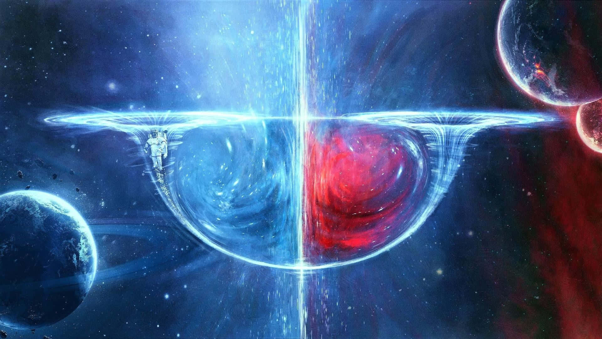 Captivating Journey Through Space-time Continuum Wallpaper