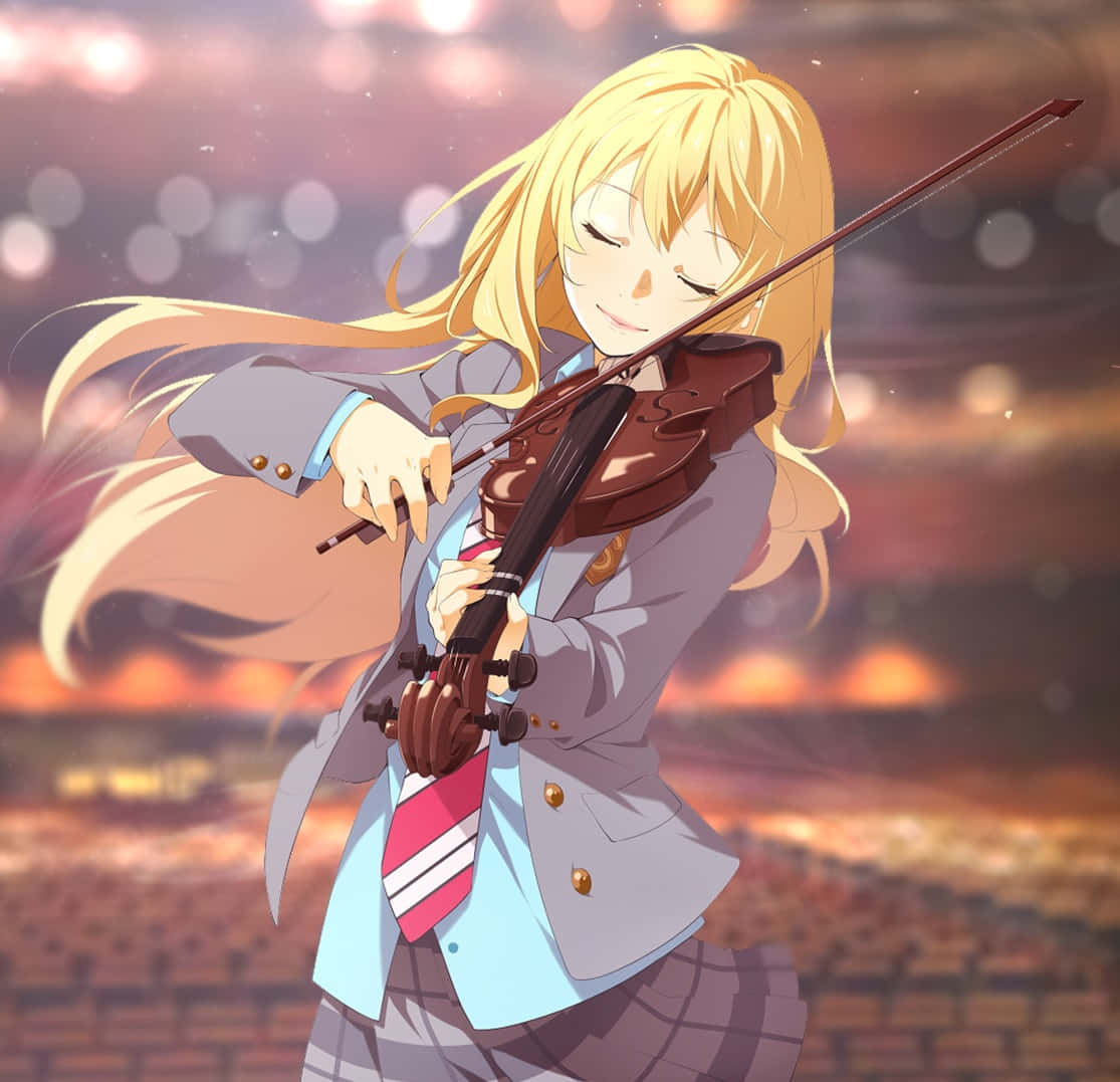 Captivating Kaori Miyazono In Sound Of Melody Wallpaper