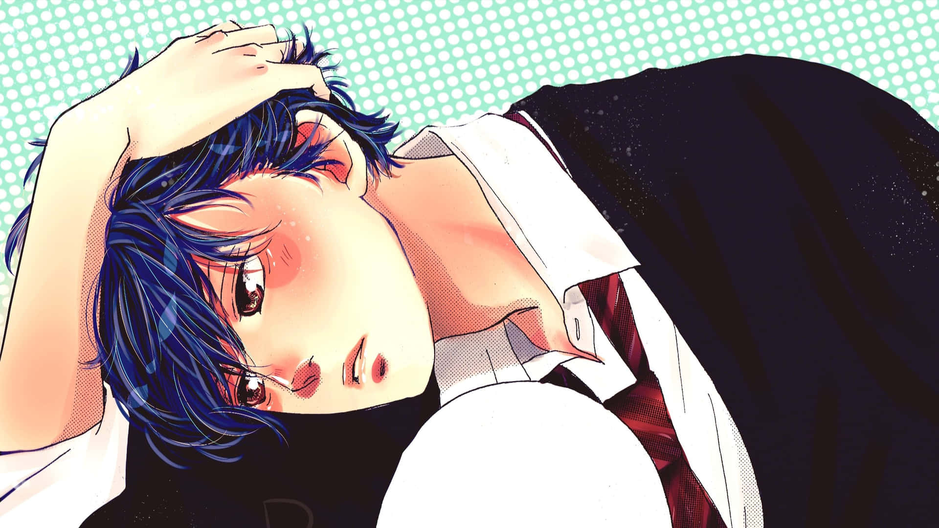 Captivating Kou Mabuchi Of Ao Haru Ride Wallpaper