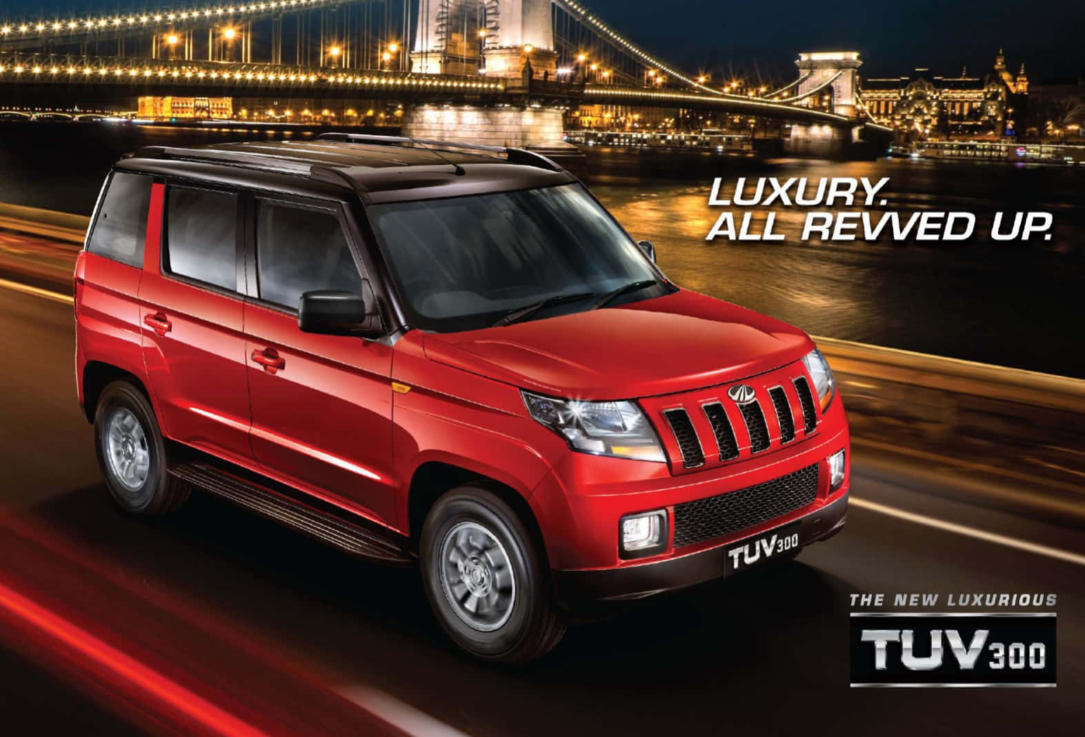 Captivating Power: Experience The Thrill On Wheels With Mahindra Tuv300 Wallpaper