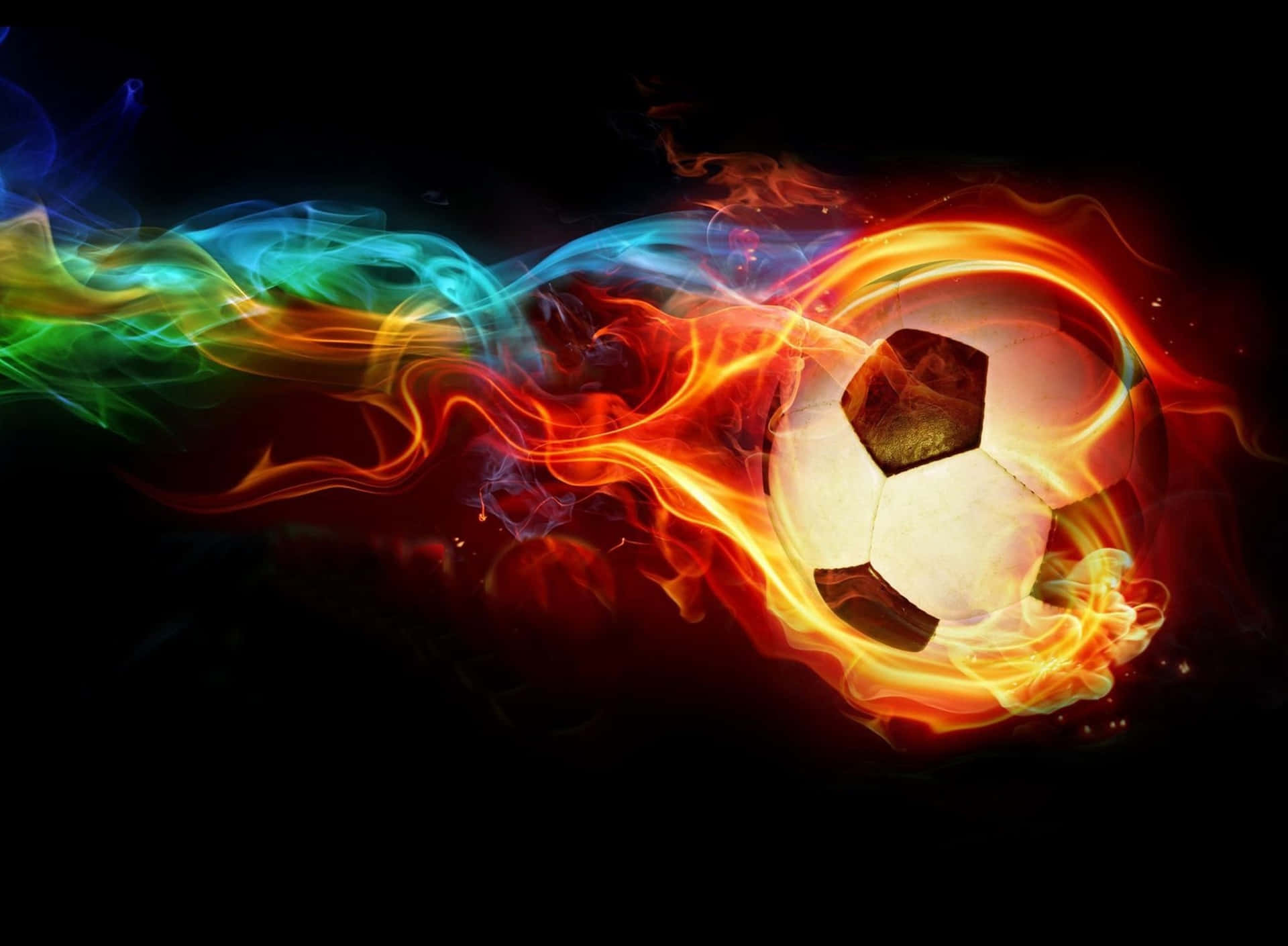 Captivating Shot Of A Soccer Ball Wallpaper