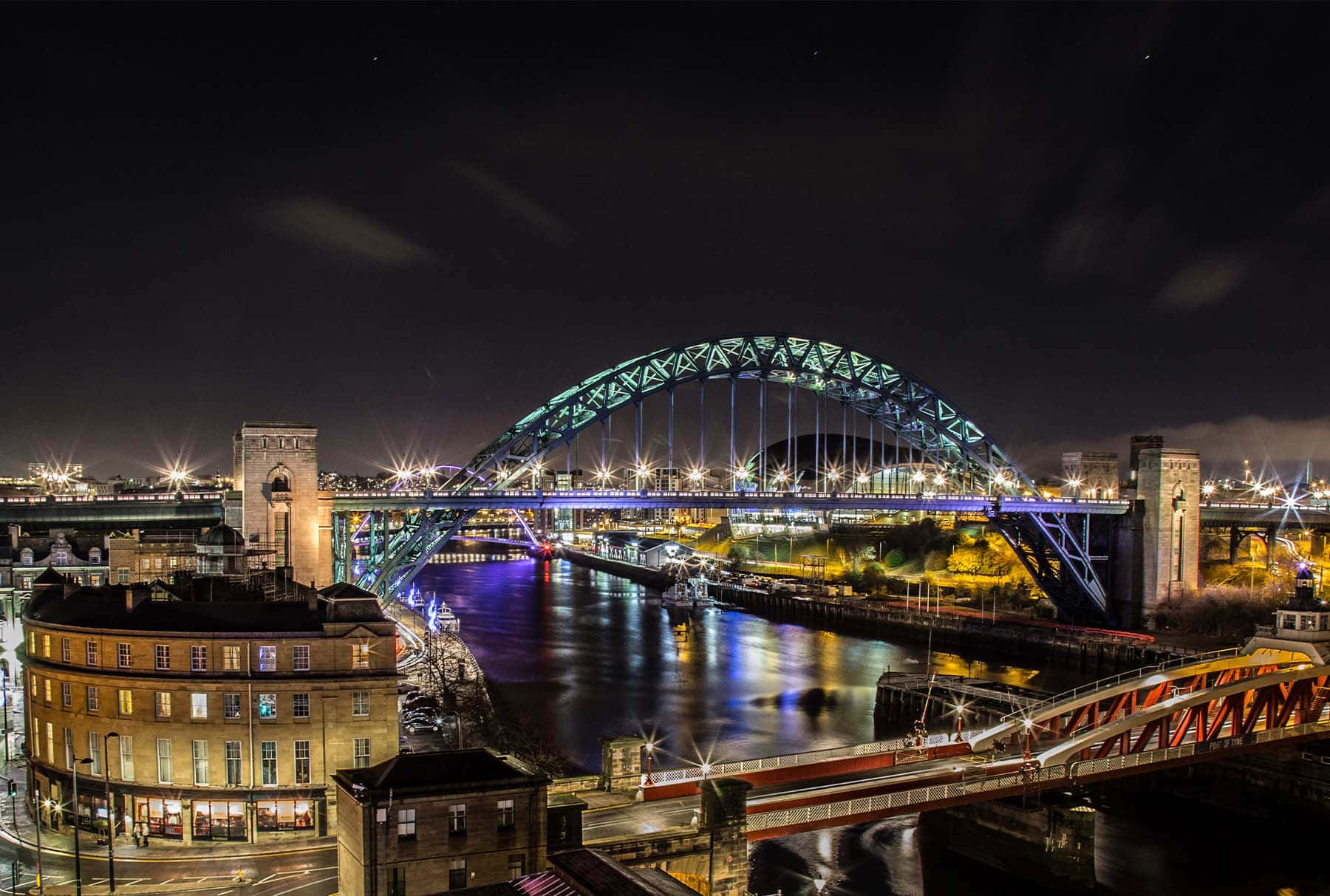 Captivating Skyline Of Newcastle Upon Tyne Wallpaper