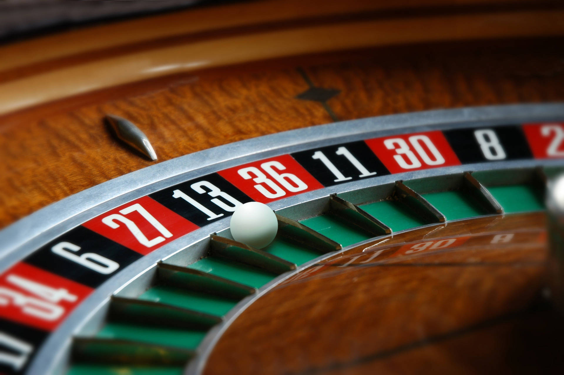Captivating Spin Of The Roulette Wheel Wallpaper