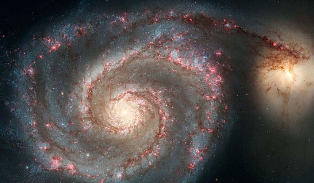 Captivating Spiral Galaxy Unveiling Cosmic Beauty Wallpaper