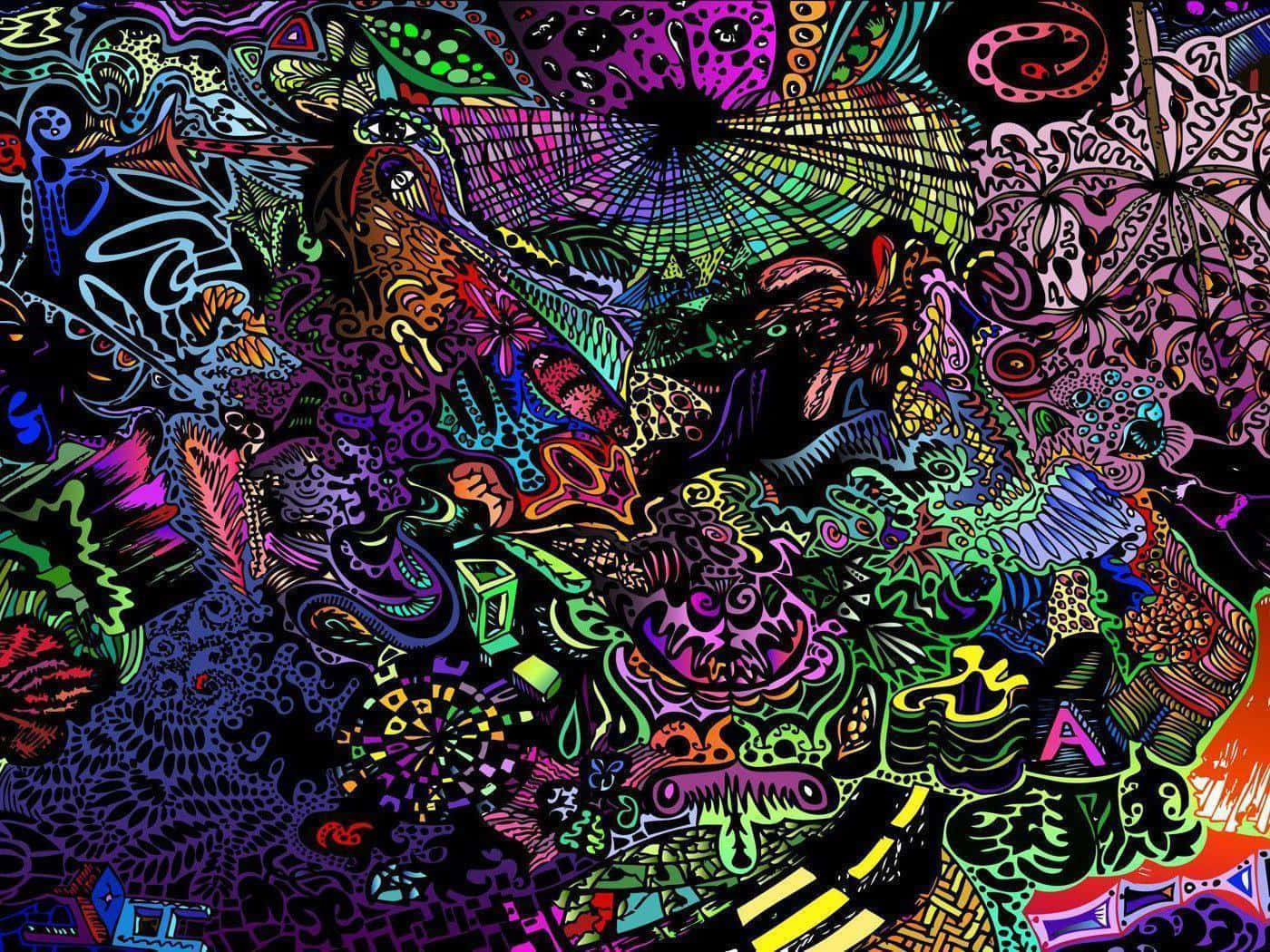 Captivating Universe Through The Vortex Wallpaper