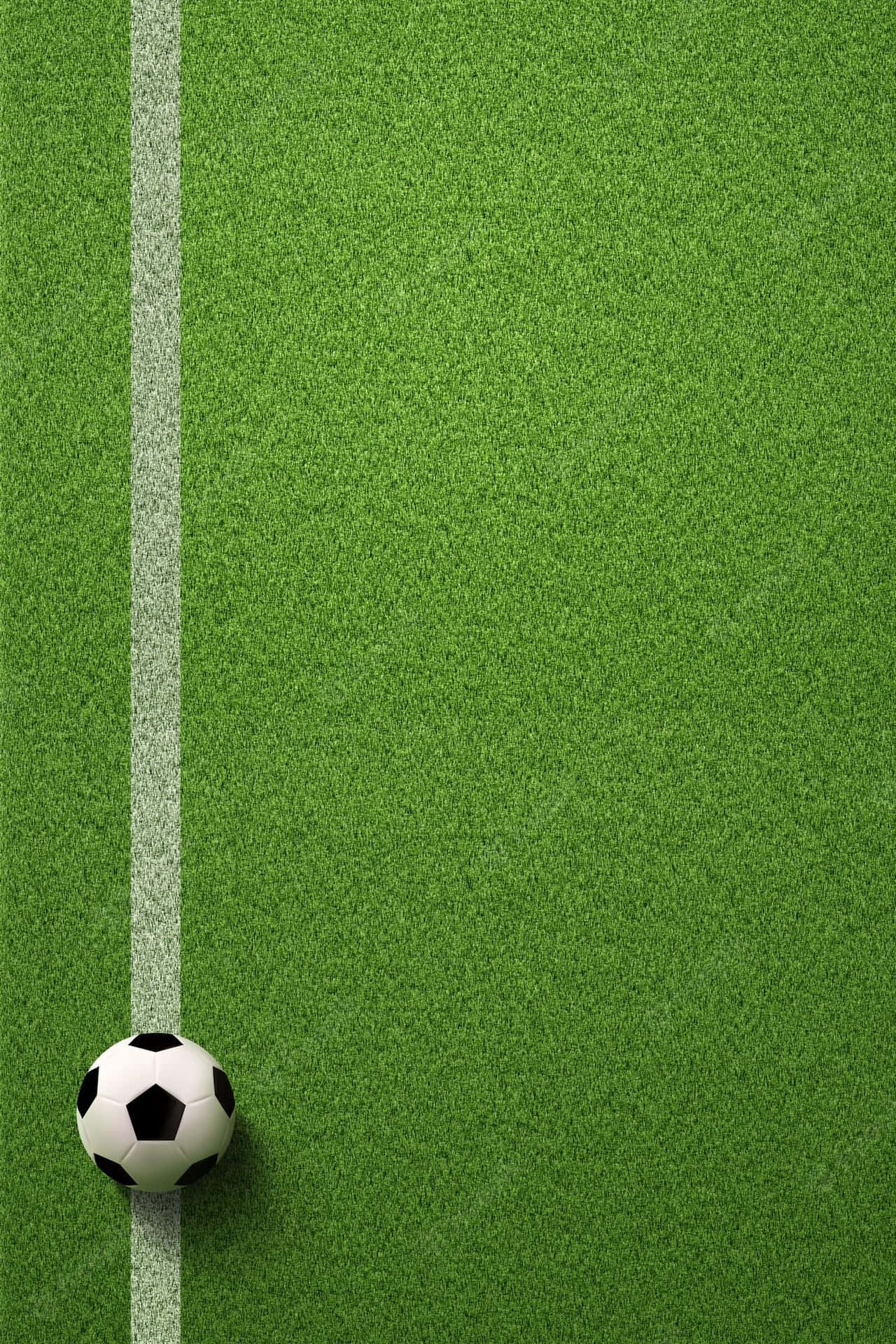 football on field vertical