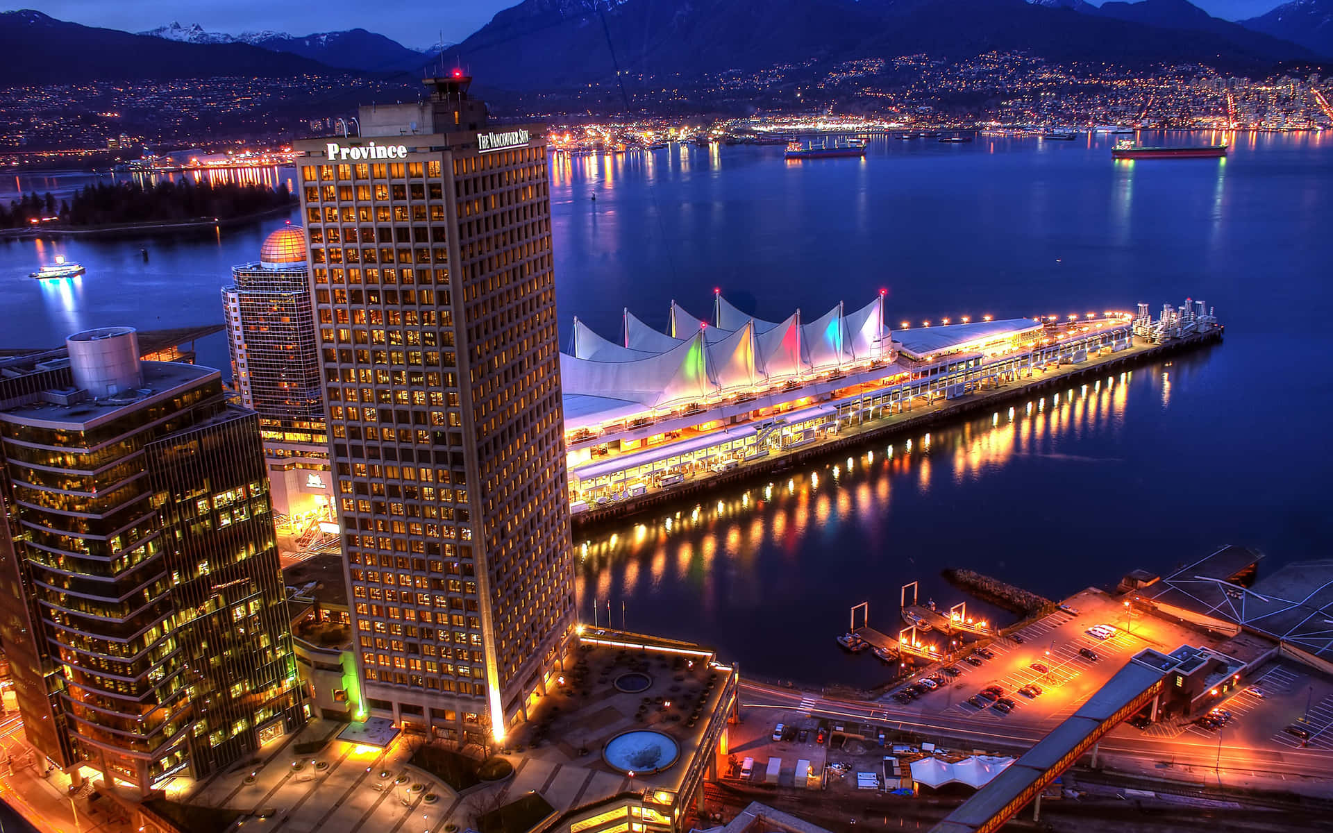 Captivating View Of Canada Place Wallpaper