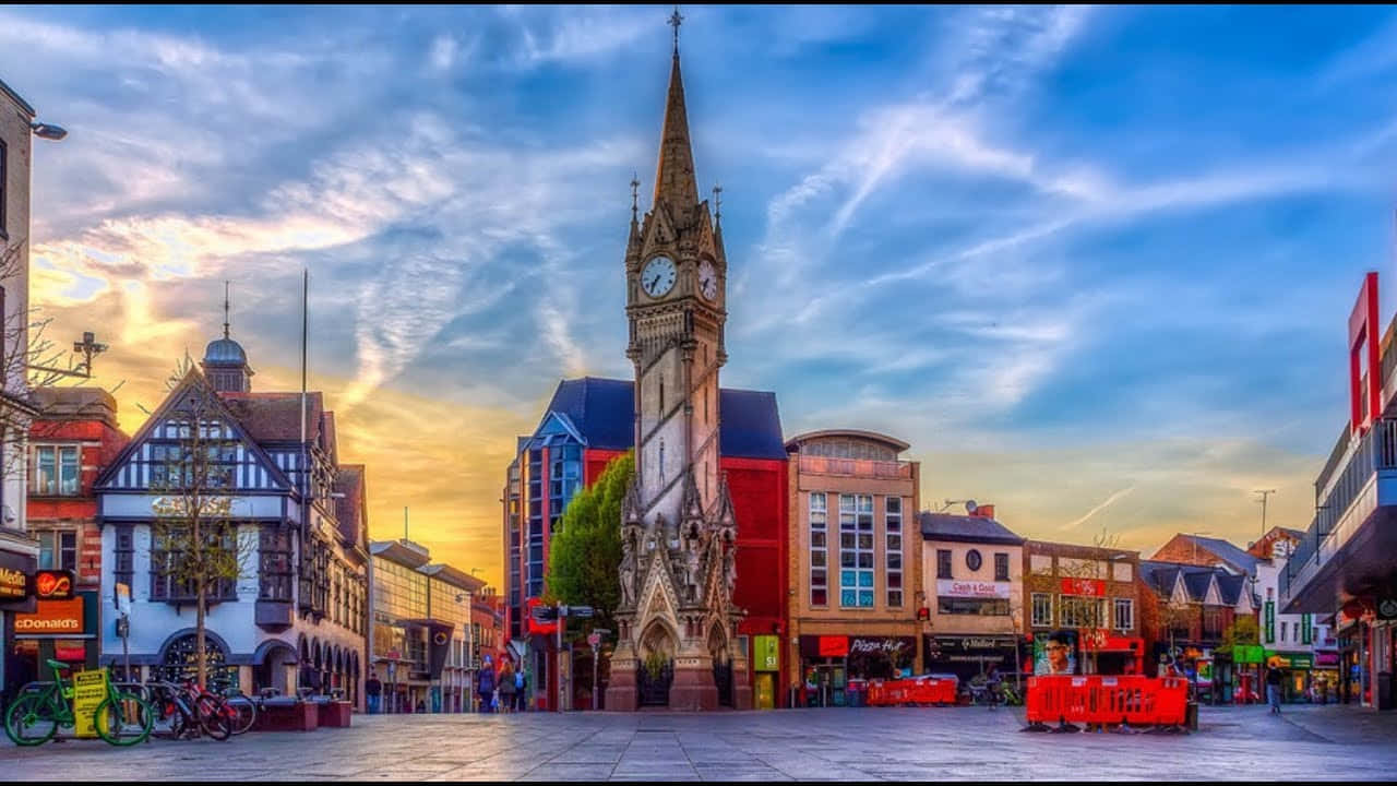 Captivating View Of Leicester City Wallpaper