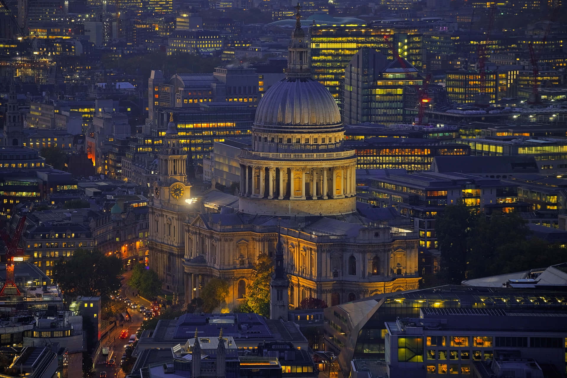 Captivating View Of St. Paul's Cathedral, London Wallpaper