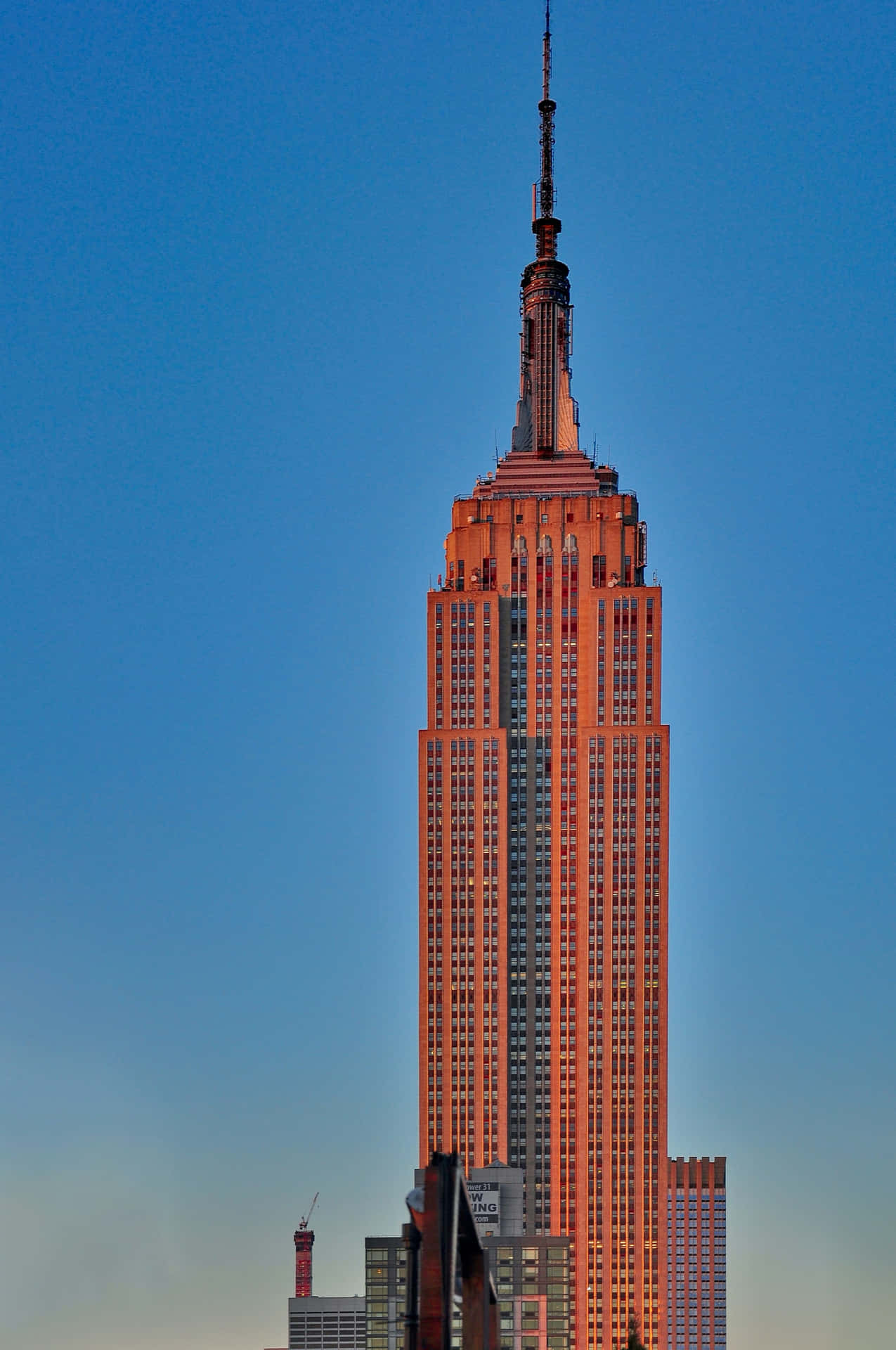 Captivating View Of The Empire State Building At Night