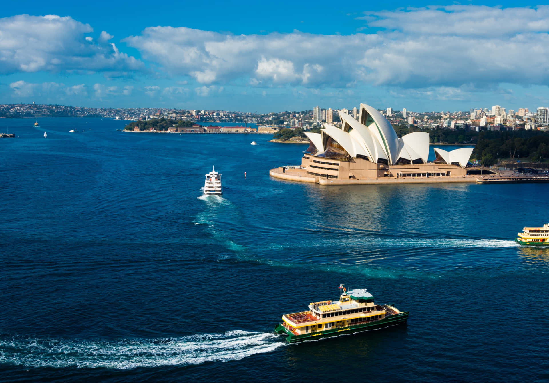 Captivating View Of The Sydney Opera House At Dawn