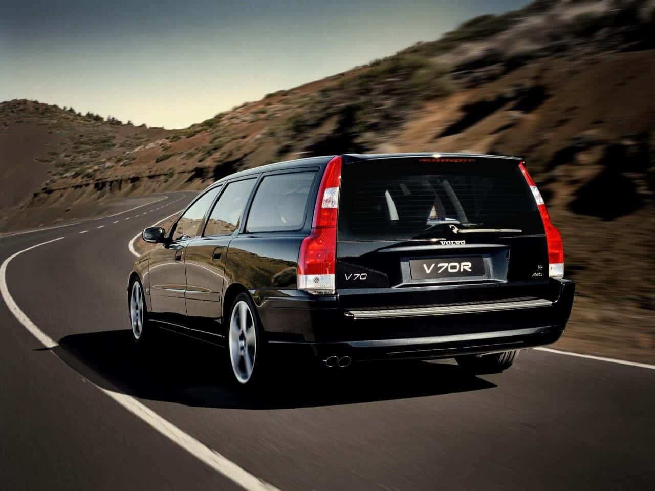 Captivating Volvo V70 In Its Glory Wallpaper