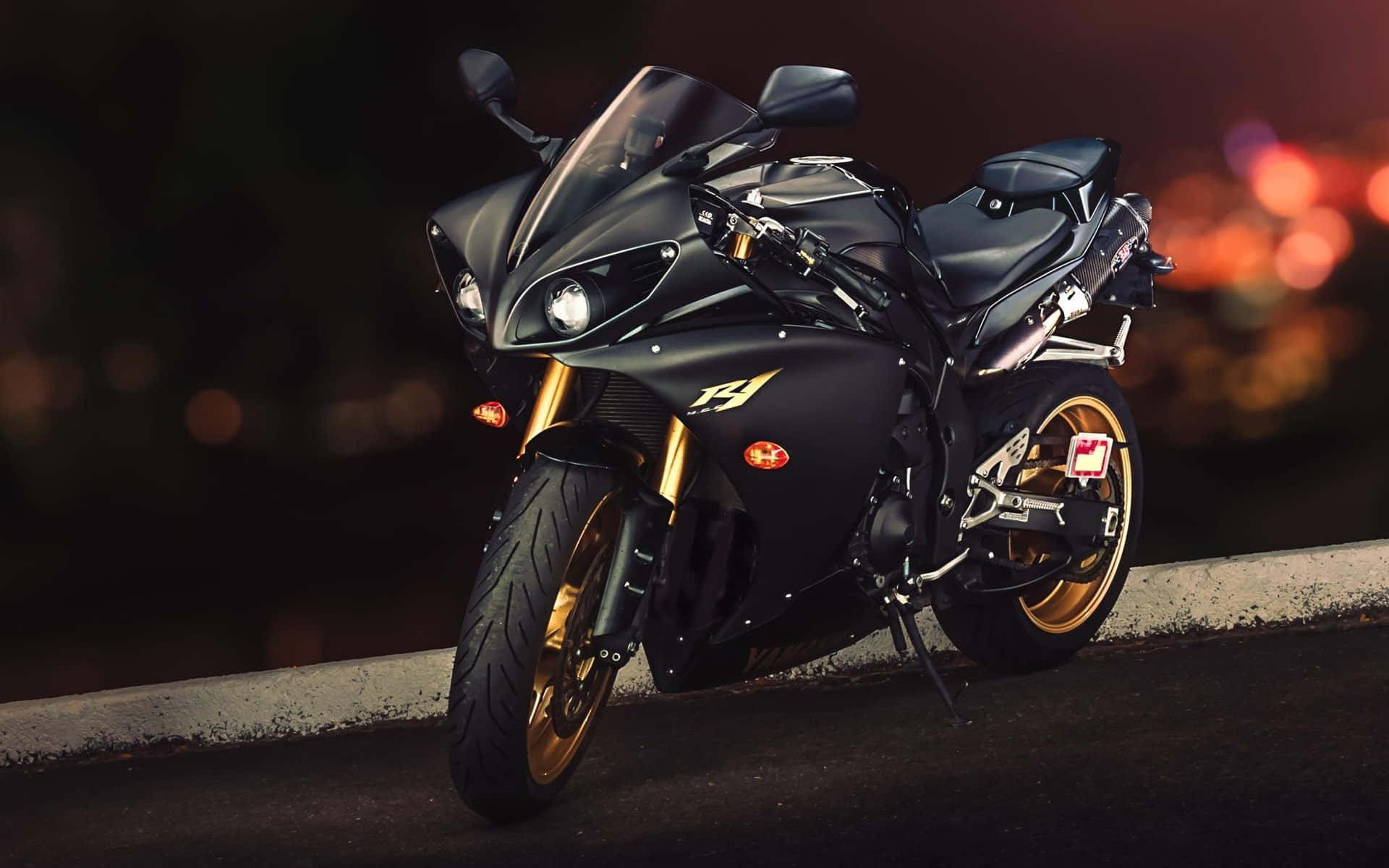 Captivating Yamaha Motorcycle In Full Glory Wallpaper