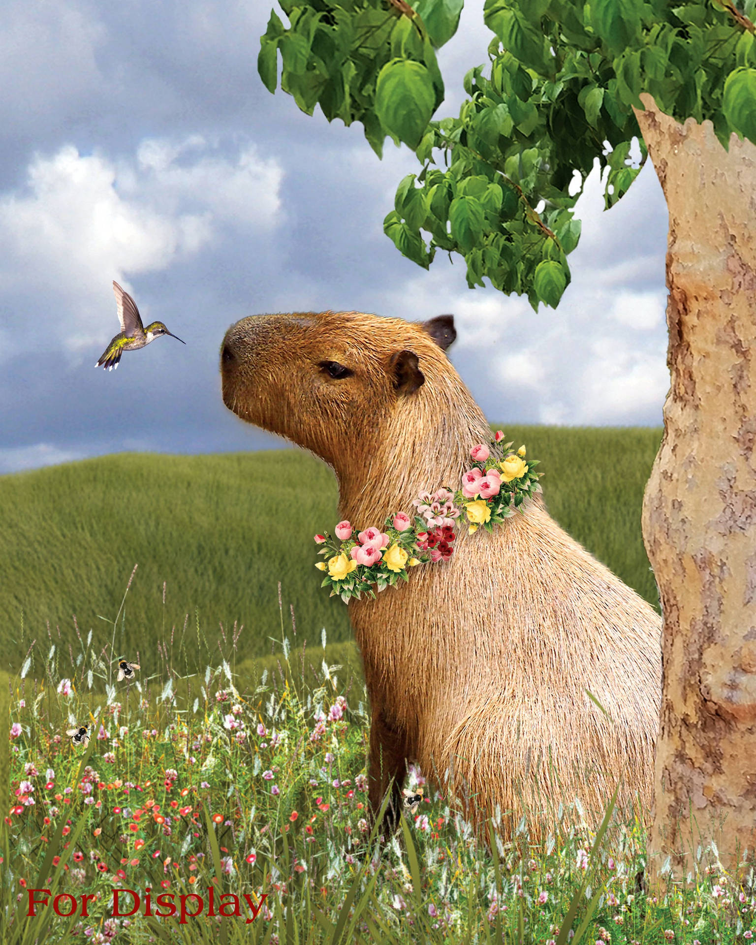 Capybara Magical Art Wallpaper
