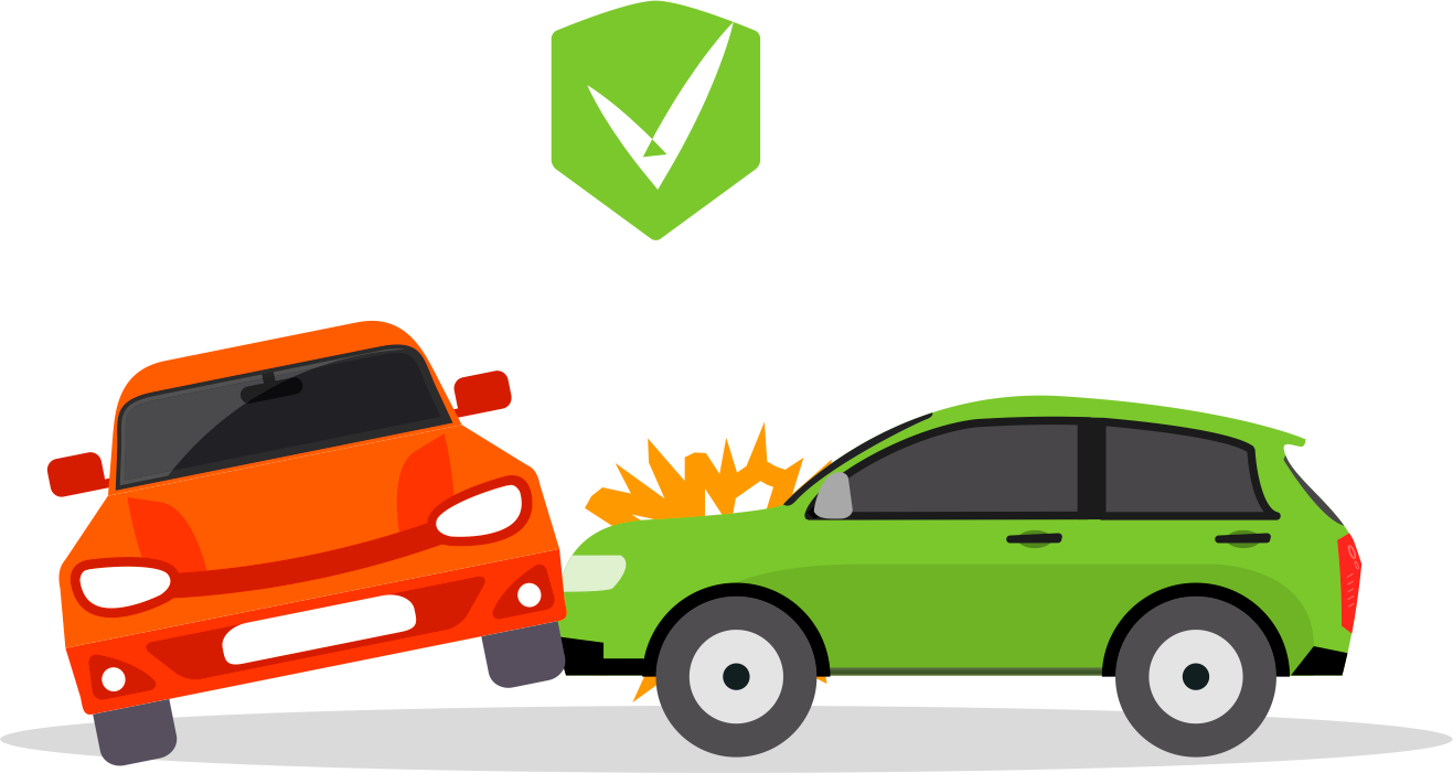 Car Accident Illustration PNG