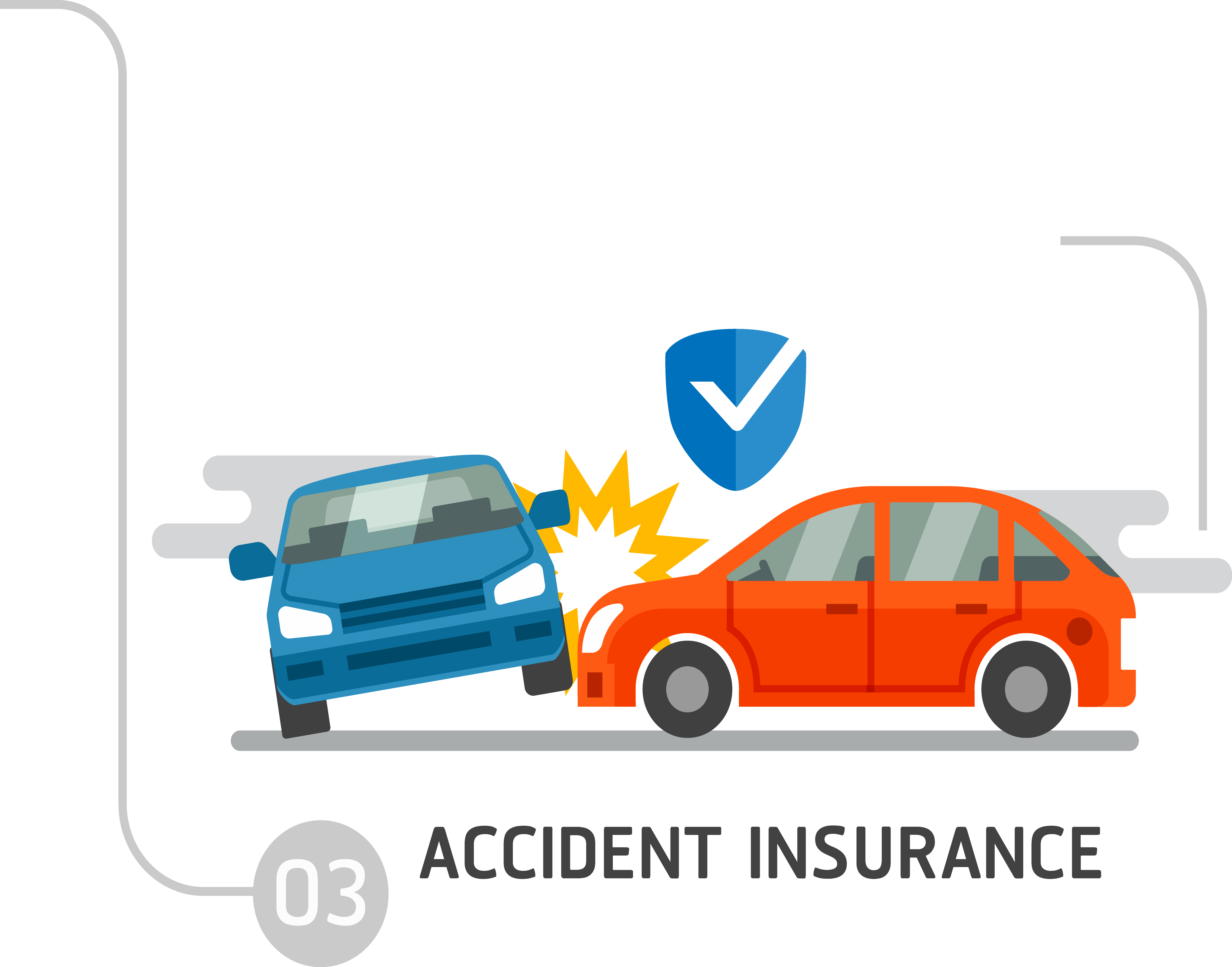 Car Accident Insurance Illustration PNG