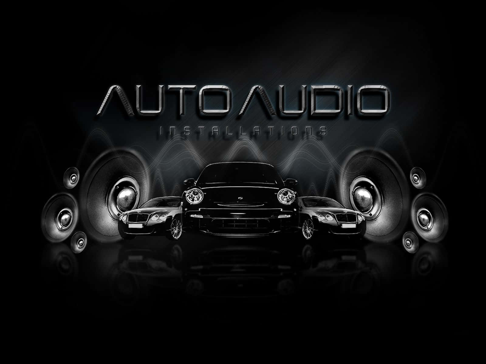 Stylish Car Audio System in Luxury Vehicle Wallpaper