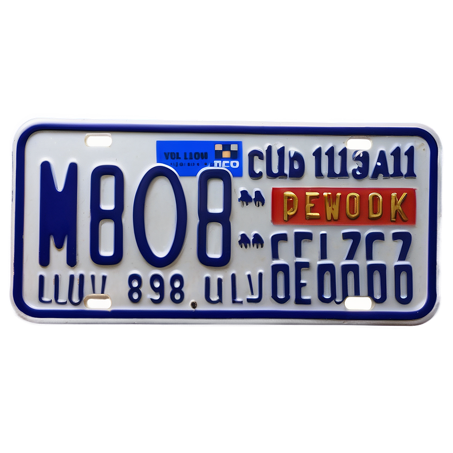 Download Car Club License Plate Png 70 | Wallpapers.com