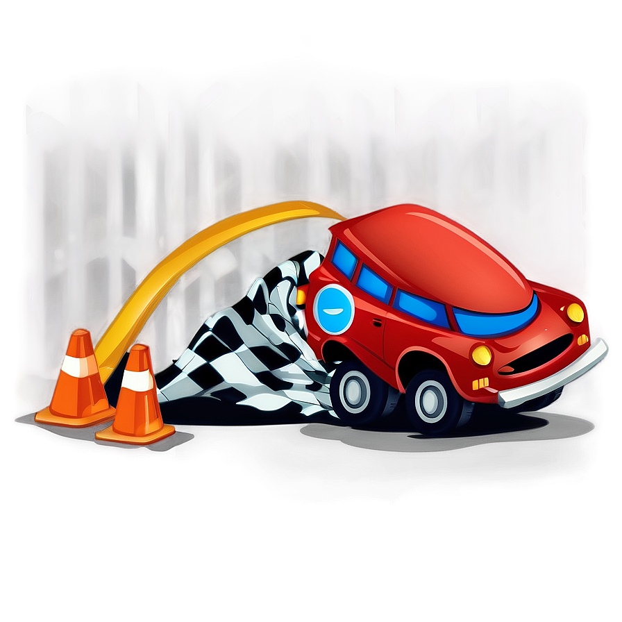 Download Car Crash Cartoon Png Wuq | Wallpapers.com