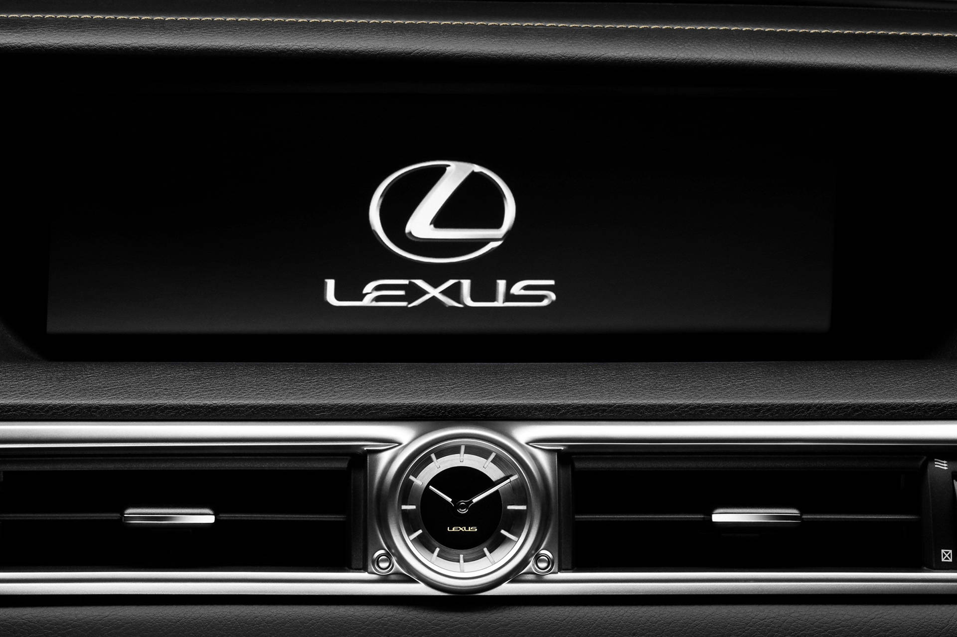 Autoinnenraum Mit Lexus-logo Wallpaper