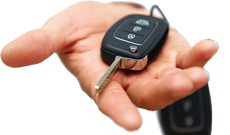 Car Keyin Hand.png PNG