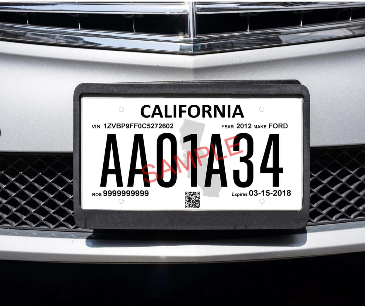 Customized car license plate Wallpaper