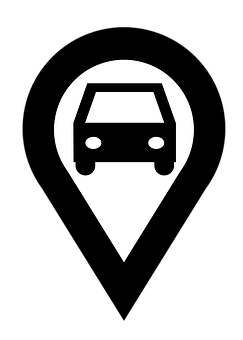 Car Location Pin Icon PNG