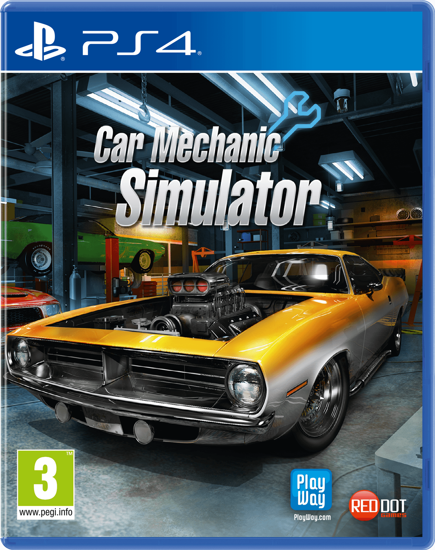 Car Mechanic Simulator P S4 Cover Art PNG