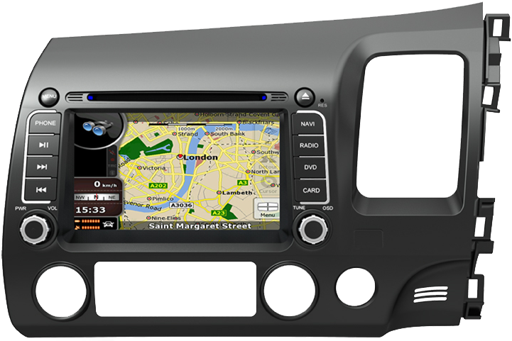 Car Navigation System Display PNG