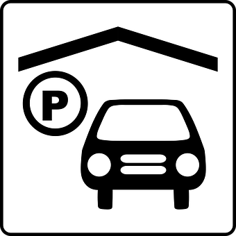 Car Parking Sign Icon PNG
