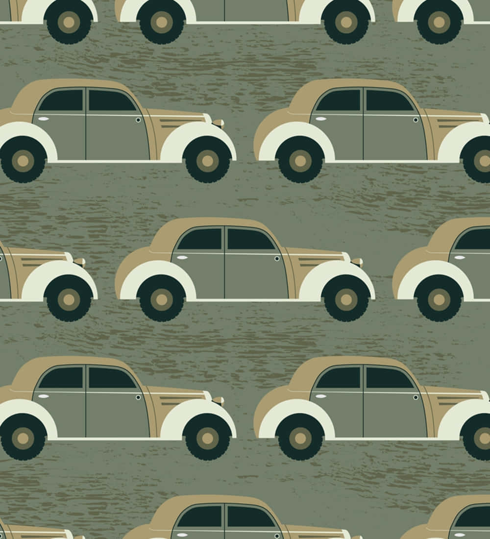 Car Pattern Wallpaper: A Unique, Stylish, and Vibrant Display of Various Cars Wallpaper