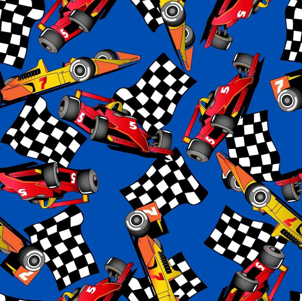 Stylish Car Pattern Wallpaper Wallpaper