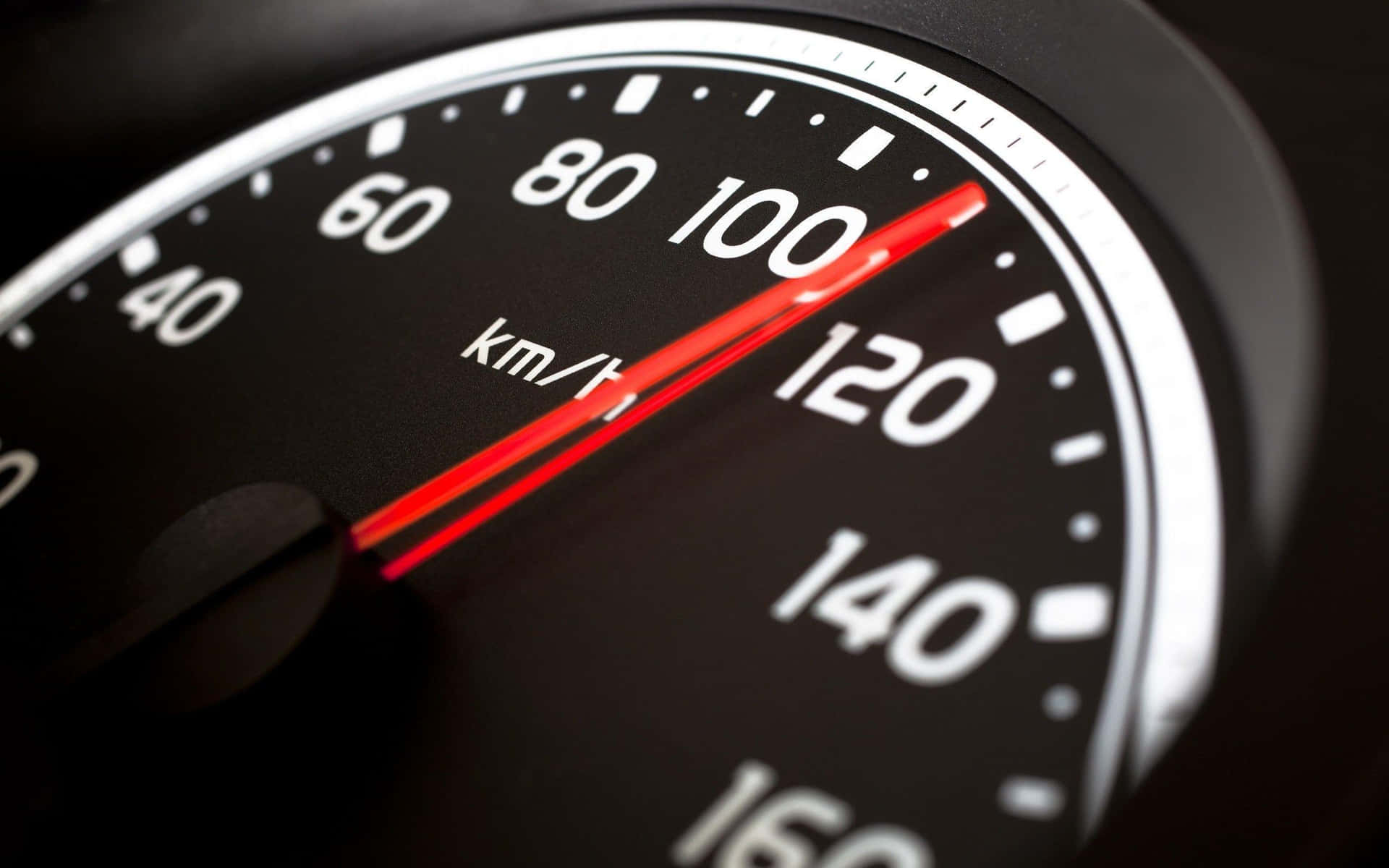 Car Speedometer Red Needle Wallpaper